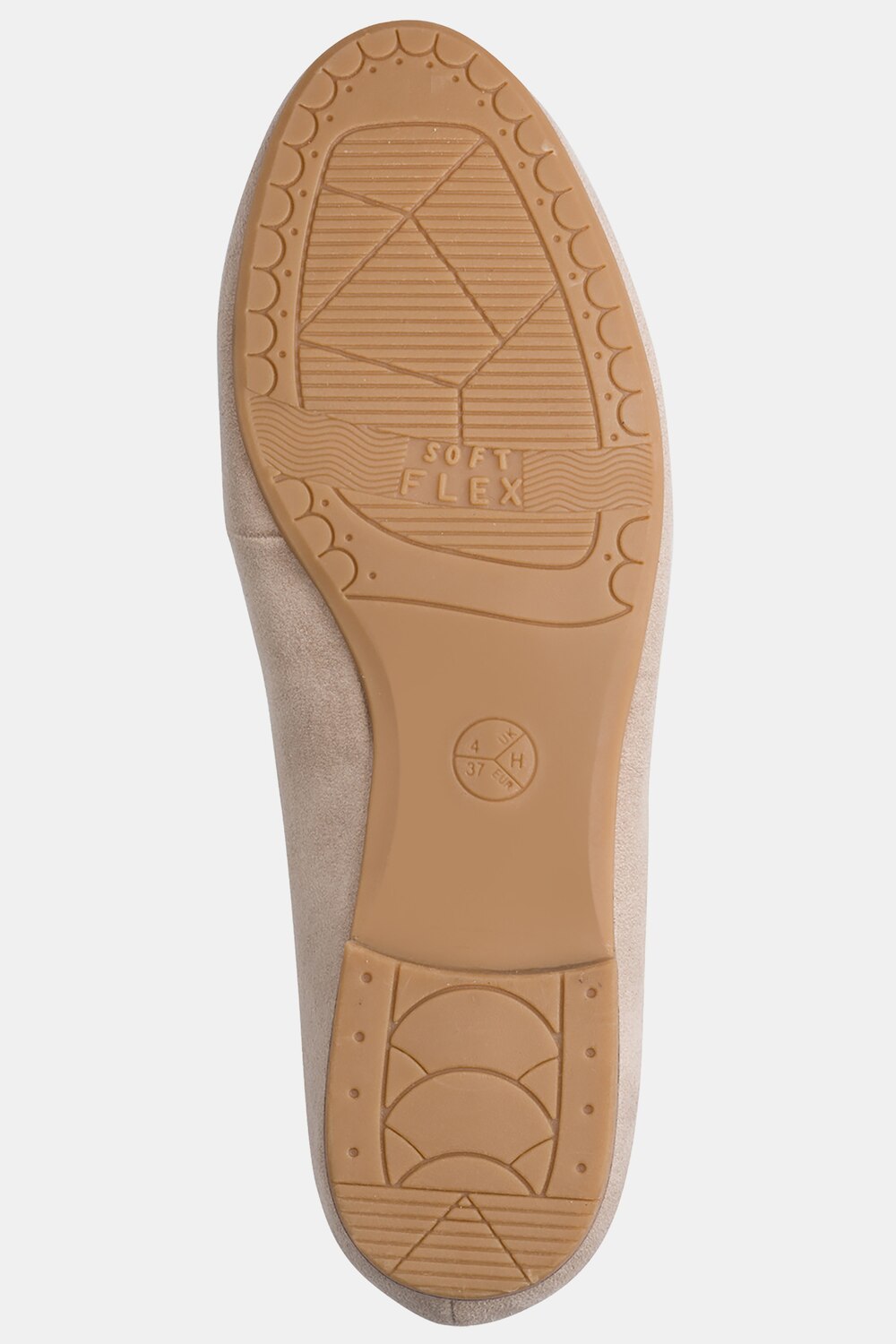Stora storlekar Loafers, Dam, beige, storlek: 38, Annat, Ulla Popken