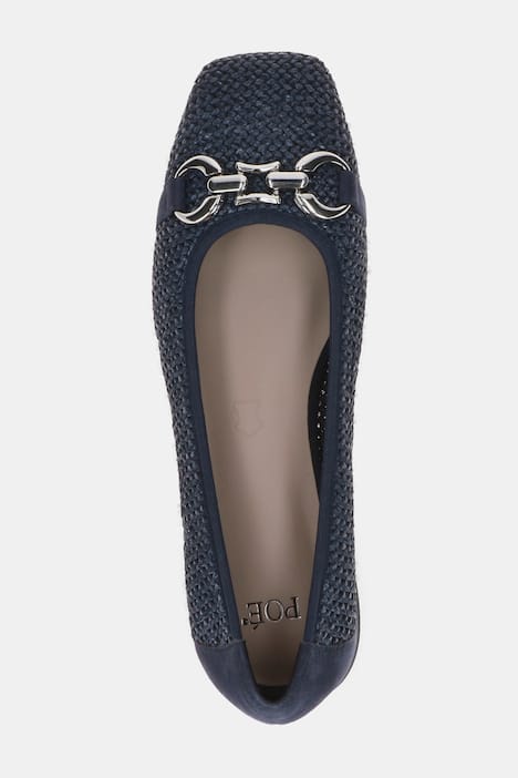 Caprice Ballerinas, Flechtoptik, Zierspange, Weite G