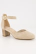 Tamaris Comfort leren pumps, klittenband, comfortabele wijdte