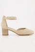 Tamaris Comfort leren pumps, klittenband, comfortabele wijdte