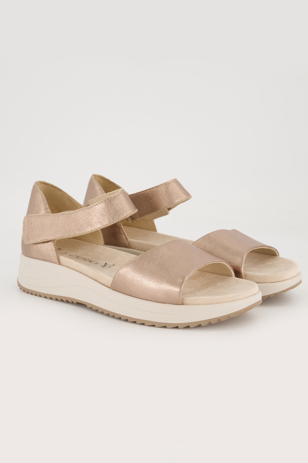 Grote Maten pumps, Dames, beige, Maat: 41, Leer, Ulla Popken