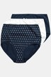 Maxislips, 3er-Pack, Punkte / einfarbig, High Waist