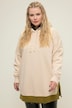 Bluza z kapturem oversize, dwukolorowa, kaptur