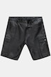 Bermuda cargo JP1880 en cuir nappa d'agneau. Poches cargo. Jusqu'au 70