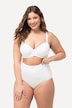 Maxislips, set van 5, strepen/effen, hoge taille