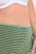 Maxislips, set van 5, strepen/effen, hoge taille