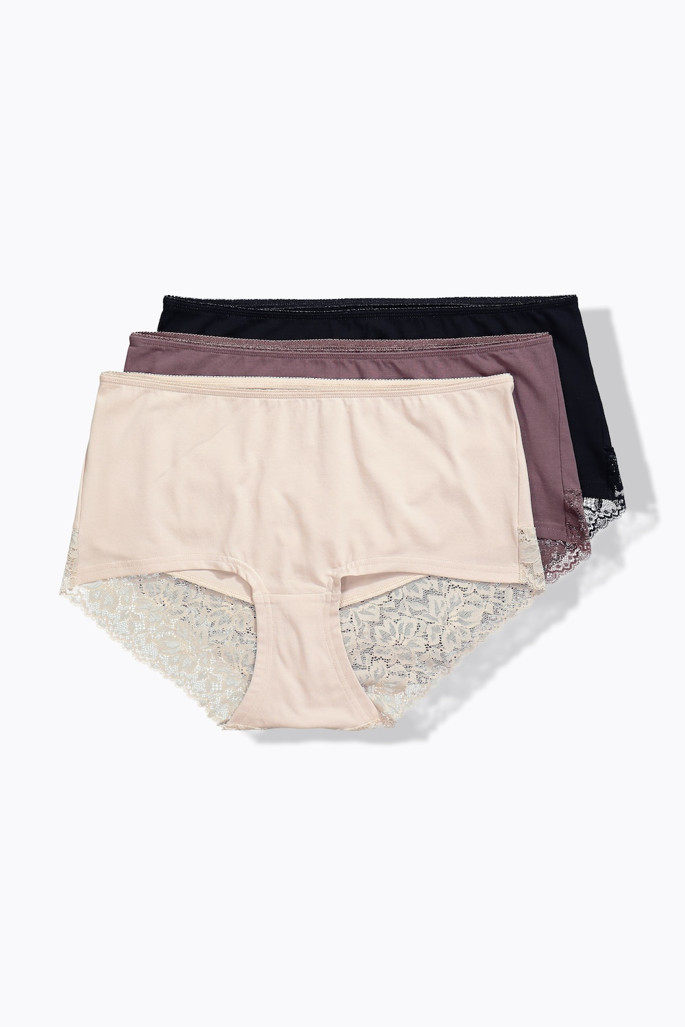 Hipster, 3er-Pack, Spitze