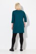 Longshirt, siernaden, A-lijn, V-hals, 3/4-mouw