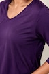 Longshirt, Ziernähte, A-Linie, V-Ausschnitt, 3/4-Arm