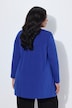 Jerseyjacke, offene Form, V-Ausschnitt
