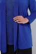 Jerseyjacke, offene Form, V-Ausschnitt