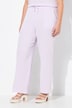 Mousseline instapbroek Rose, wijde pijpen, elastische tailleband