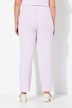 Mousseline instapbroek Rose, wijde pijpen, elastische tailleband