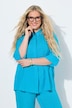 Hemdbluse, Rückenfalte, Hemdkragen, 3/4-Arm
