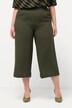 Wide Leg Elastic Waist Culotte