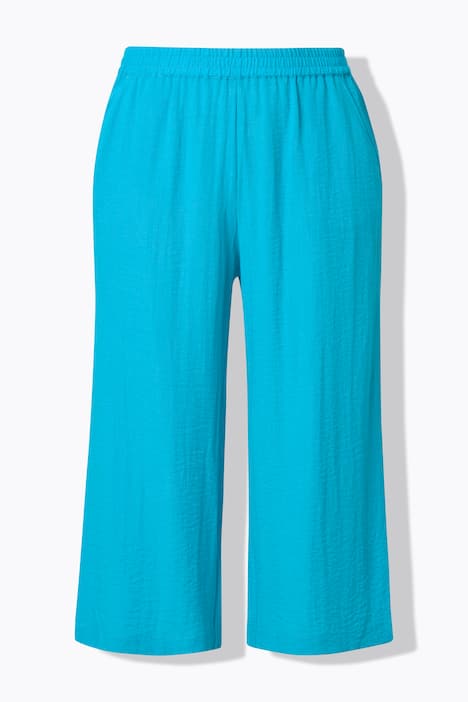 Culotte, kuitlang, wijde pijpen, elastische tailleband