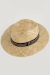 Kapelusz słomkowy, pleciony
