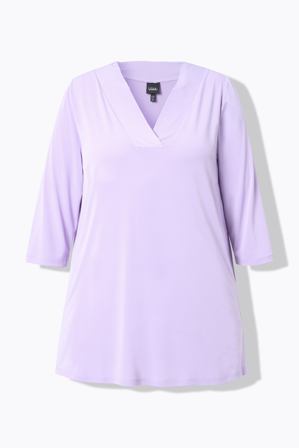Stora storlekar Lång topp, Dam, lila, storlek: 58/60, Polyester, Ulla Popken