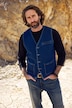 Gilet en jean FLEXNAMIC®, avec encolure en V