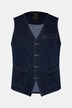 Gilet en jean FLEXNAMIC®, avec encolure en V