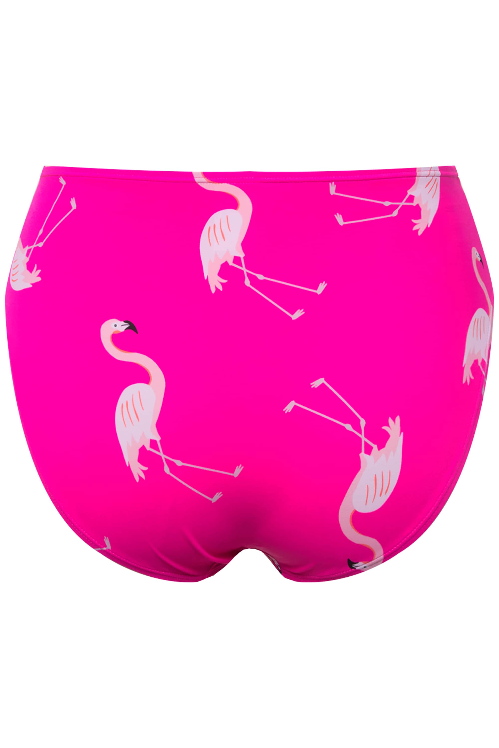 Ulla Popken Damen große Größen Tankini Flamingos Softcups Träger verstellbar