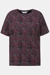 T-Shirt, Rundhals, kleiner Paisley Print