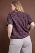 T-Shirt, Rundhals, kleiner Paisley Print
