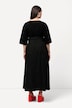 Maxikleid, A-Linie, Bindegürtel, Jersey/Papertouch