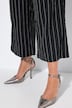 Pinstripe Wide Leg Pants