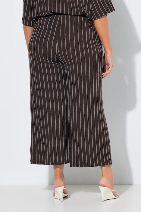 Natahovací kalhoty, struktura, široké nohavice, elastický pas