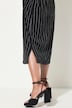 Jersey mini-jurk, structuur, V-hals, mouwloos
