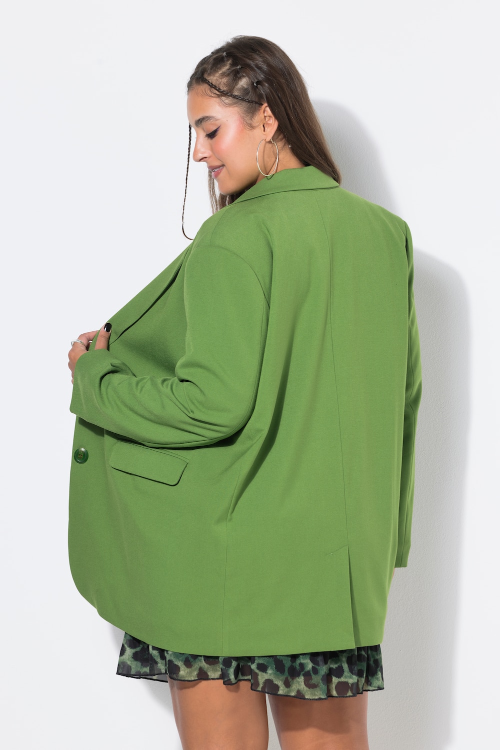 Blazer, oversized, revers