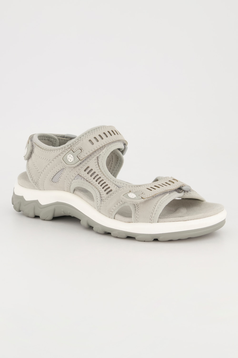 Grote Maten Dockers trekking-sandalen, Dames, grijs, Maat: 41, Synthetische vezels/Overige, Ulla Popken