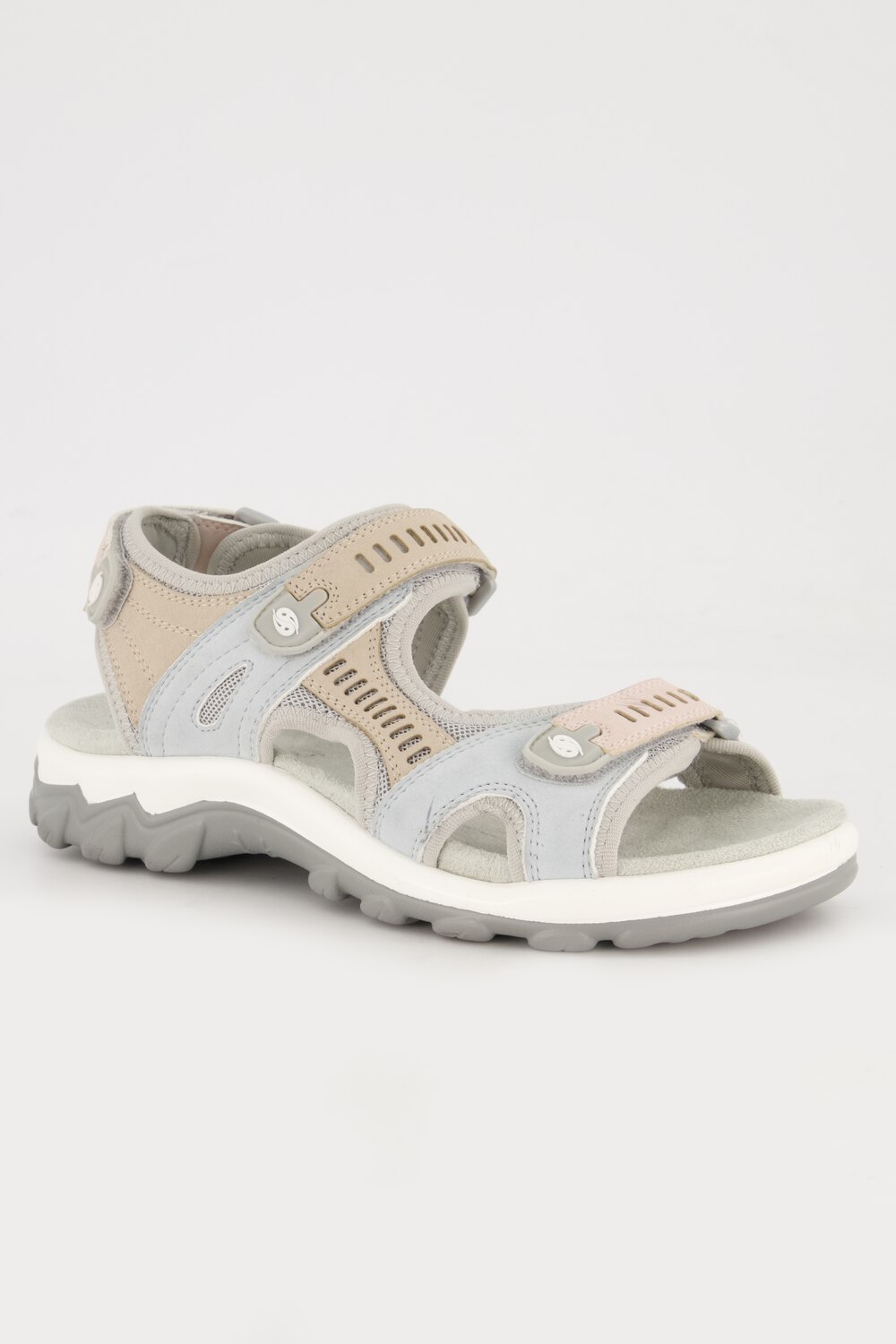 Grote Maten Dockers trekking-sandalen, Dames, beige, Maat: 41, Synthetische vezels/Overige, Ulla Popken