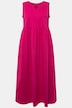 Jerseykleid, A-Linie, Tunika-Ausschnitt, ärmellos