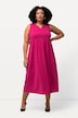 Jerseykleid, A-Linie, Tunika-Ausschnitt, ärmellos