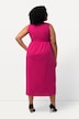 Jerseykleid, A-Linie, Tunika-Ausschnitt, ärmellos