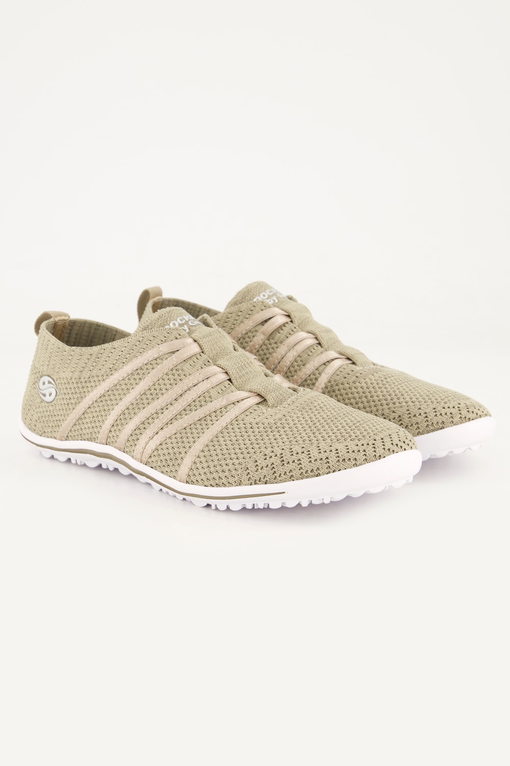 Dockers Mesh-Slipper, Damen, beige, Größe: 44, Synthetische Fasern, Ulla Popken