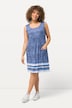 Sleeveless Paisley Swing Dress