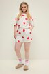 Pyjama, kurzer Zweiteiler, Heart-Print, T-Shirt, Shorts