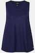 Slinky top, piqué, A-lijn, ronde hals, mouwloos