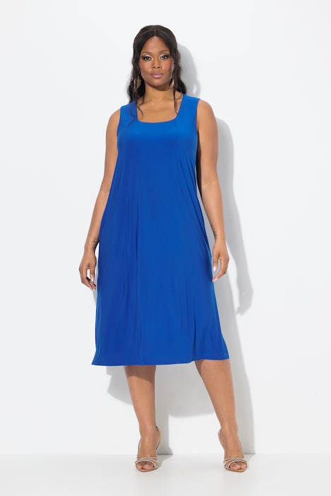 Square Neck Jersey Tank Dress