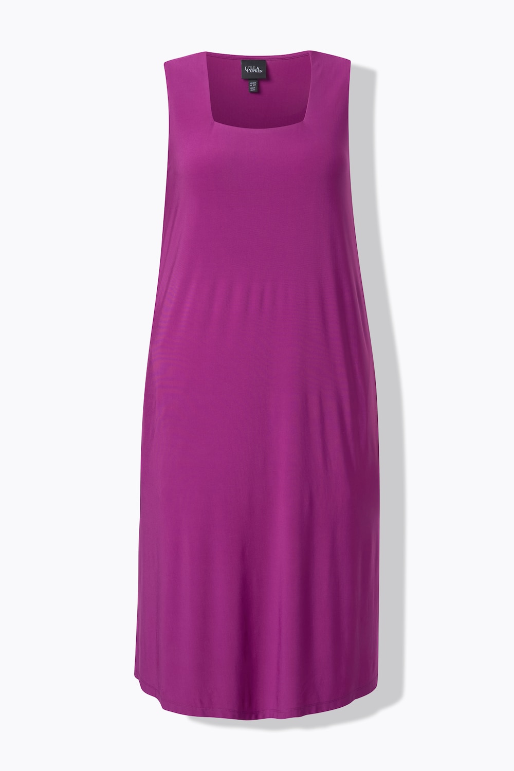 Stora storlekar Jerseyklänning, Dam, rosa, storlek: 46/48, Polyester, Ulla Popken