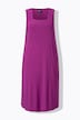 Jerseykleid, A-Linie, Carré-Ausschnitt, ärmellos