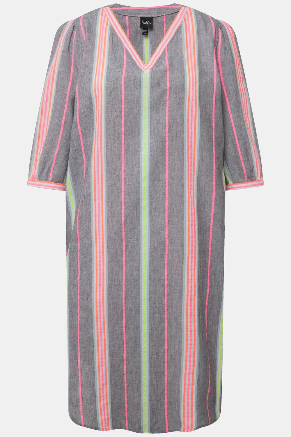 Stora storlekar Kaftan, Dam, grå, storlek: 42/44, Bomull, Ulla Popken