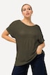 Pullover, Palmen, oversized, U-Boot-Ausschnitt, Halbarm