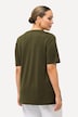 Sweatshirt, Tunika-Ausschnitt, Halbarm, Modalmix