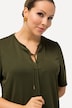Sweatshirt, Tunika-Ausschnitt, Halbarm, Modalmix