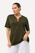 Sweatshirt, Tunika-Ausschnitt, Halbarm, Modalmix