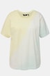 T-shirt, spray-print, ronde hals, korte mouwen
